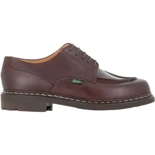 Flat Shoes with Norwegian Construction , male, Sizes: 7 1/2 UK, 9 UK - Paraboot - Modalova