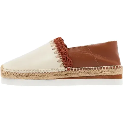 Pre-owned Leather flats , female, Sizes: 5 UK - Chloé Pre-owned - Modalova