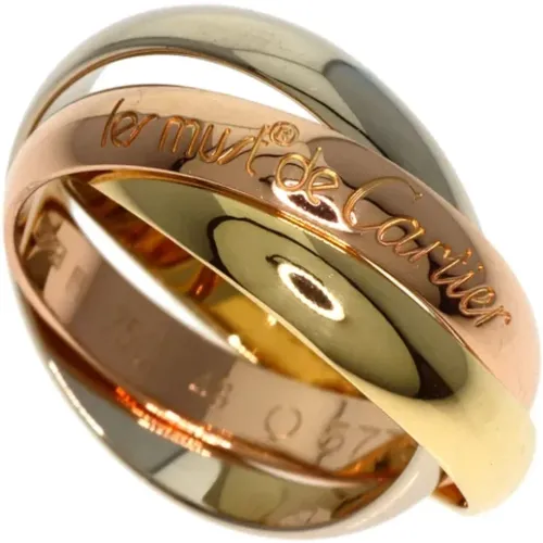 Pre-owned Gold rings , female, Sizes: ONE SIZE - Cartier Vintage - Modalova