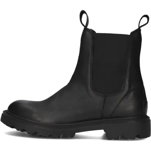 Schwarze Chelsea Boots Stilvoll Bequem Modell , Damen, Größe: 40 EU - Inuovo - Modalova