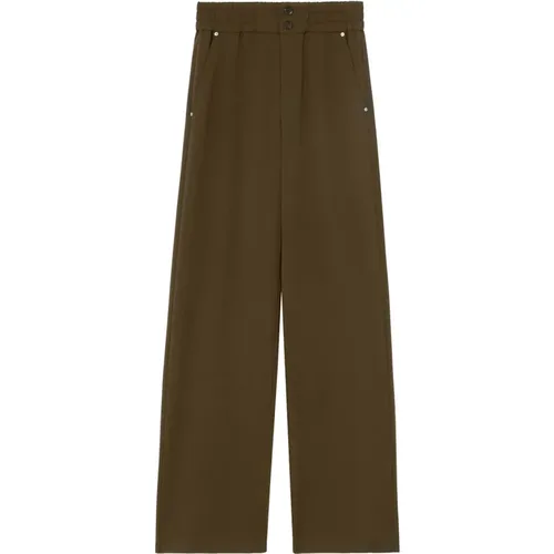 Traffic Light Style Trousers , female, Sizes: L, M, S - pinko - Modalova