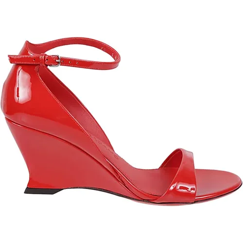 Rote Sandalen für Frauen - Salvatore Ferragamo - Modalova