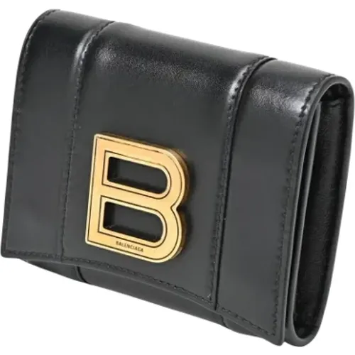 Pre-owned Leather wallets , female, Sizes: ONE SIZE - Balenciaga Vintage - Modalova