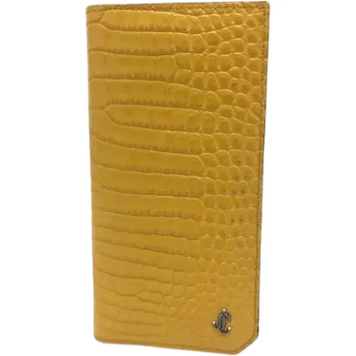 Pre-owned Leather wallets , female, Sizes: ONE SIZE - Jimmy Choo Pre-owned - Modalova