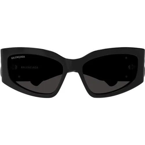 Rechteckige Sonnenbrille Bb0321S Dynasty Line , Damen, Größe: 57 MM - Balenciaga - Modalova