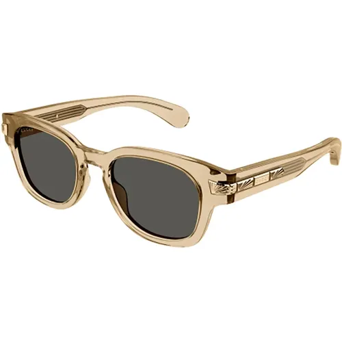 Braune Sonnenbrille für Frauen , Damen, Größe: 51 MM - Gucci - Modalova