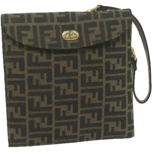 Pre-owned Canvas handbags , female, Sizes: ONE SIZE - Fendi Vintage - Modalova