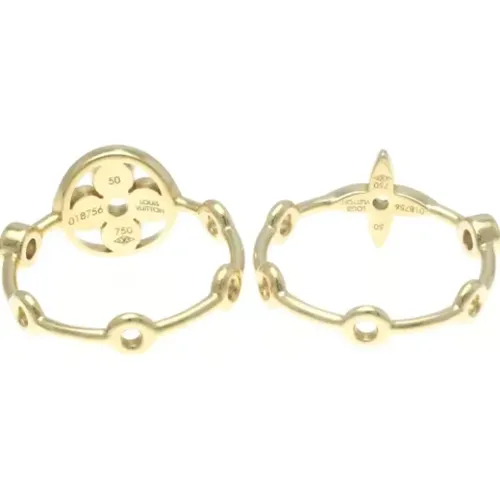 Pre-owned Gold rings , female, Sizes: ONE SIZE - Louis Vuitton Vintage - Modalova