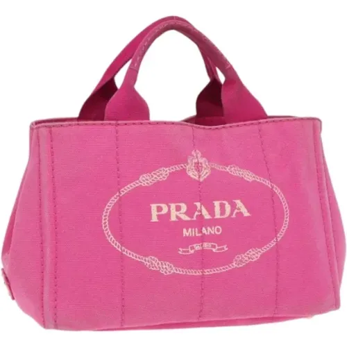 Pre-owned Canvas handbags , female, Sizes: ONE SIZE - Prada Vintage - Modalova