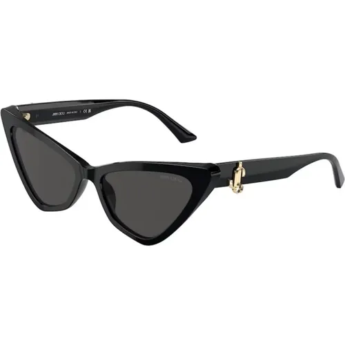 Stylish Sunglasses in Dark Grey , unisex, Sizes: 55 MM - Jimmy Choo - Modalova