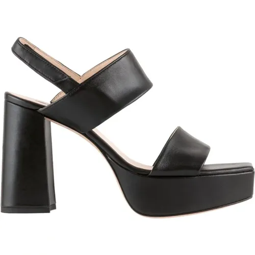 Erhöhen Sie Ihren Sommerstil mit schicken schwarzen Sandalen , Damen, Größe: 37 EU - Högl - Modalova
