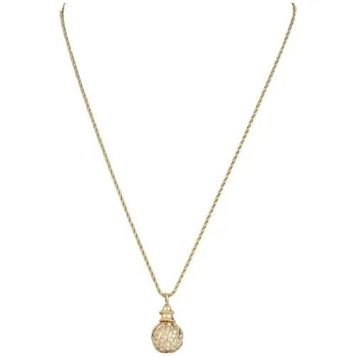 Pre-owned Metal necklaces , female, Sizes: ONE SIZE - Dior Vintage - Modalova