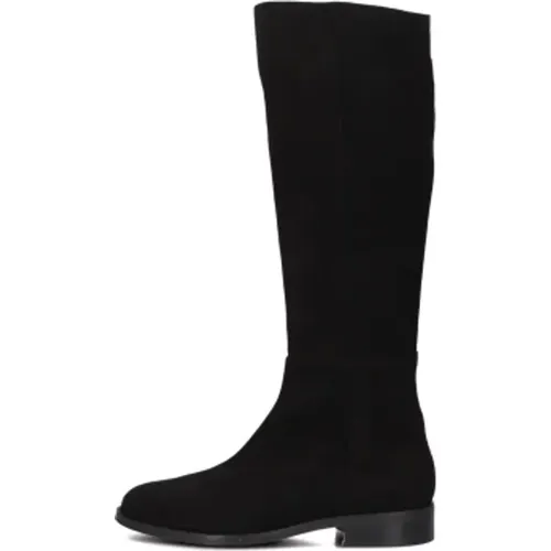 Schwarze Wildleder Stiefel , Damen, Größe: 42 EU - Notre-v - Modalova