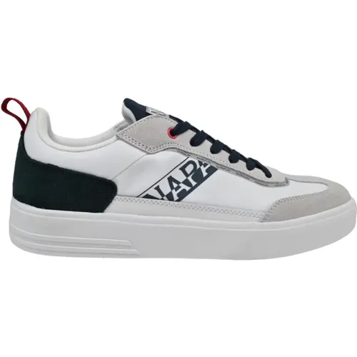 Stylish Sneakers in White Navy , male, Sizes: 10 UK, 12 UK - Napapijri - Modalova