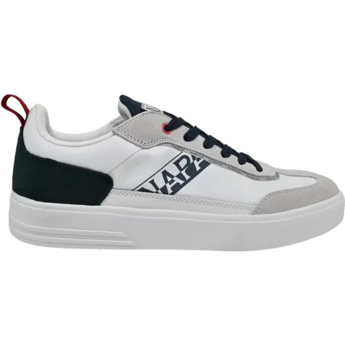 Stylish Sneakers in White Navy , male, Sizes: 12 UK - Napapijri - Modalova