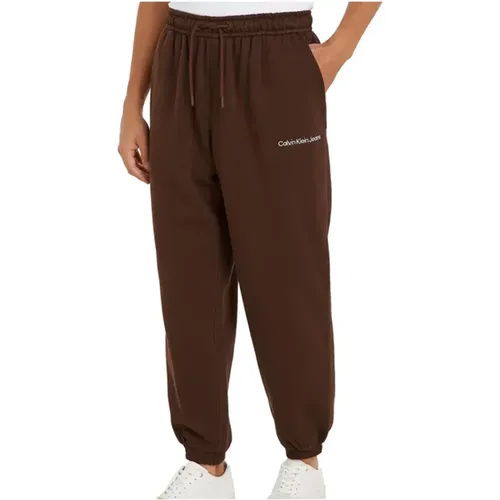 Lockere Jogginghose mit gesticktem Logo , Herren, Größe: M - Calvin Klein - Modalova