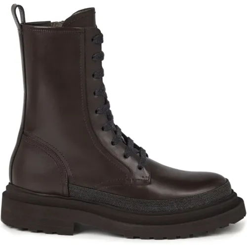 Stylish Boots , female, Sizes: 4 UK, 5 1/2 UK, 4 1/2 UK, 3 UK, 6 UK, 7 UK, 2 UK, 5 UK - BRUNELLO CUCINELLI - Modalova