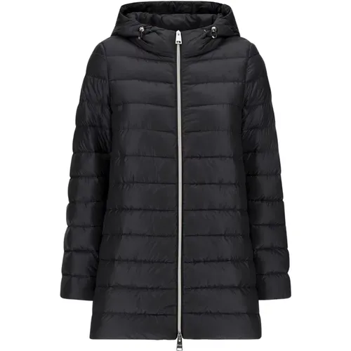 Nylon Ultralight A-Shape Resort Jacke , Damen, Größe: L - Herno - Modalova