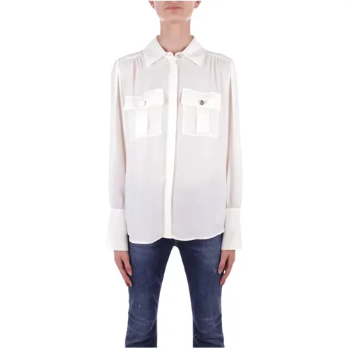 Button-Up Shirt Collection 1 , female, Sizes: L, M - Liu Jo - Modalova