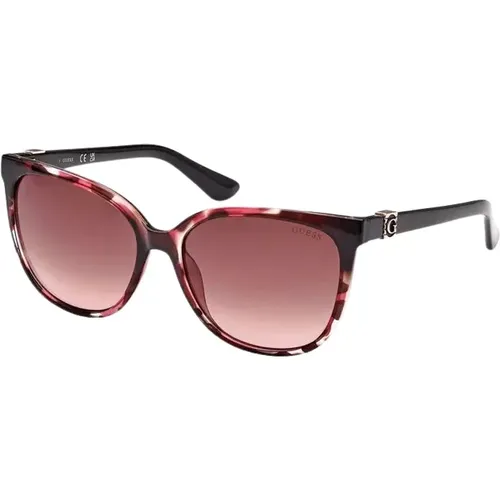 Chic Square Frame Sunglasses with Contrast Details , unisex, Sizes: ONE SIZE - Guess - Modalova