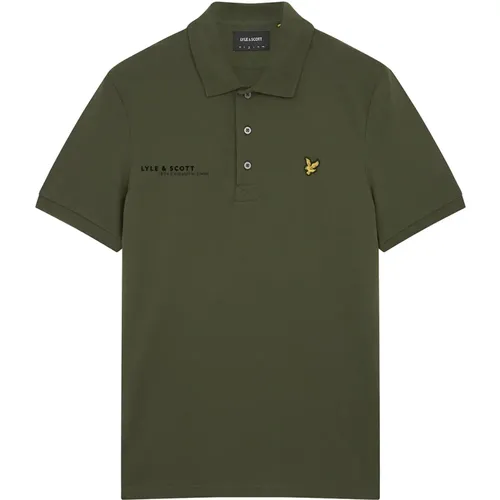 Koordinaten Druck Polo Shirt,Koordiniertes Print Polo Shirt - Lyle & Scott - Modalova