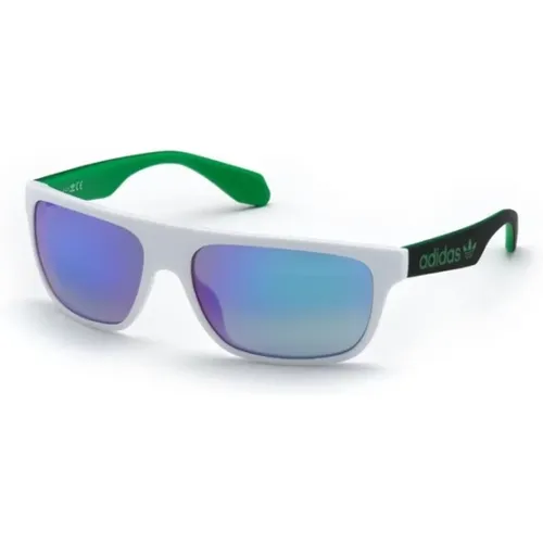 White Frame Sunglasses , unisex, Sizes: 59 MM - adidas Originals - Modalova