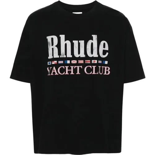 T-shirts and Polos , male, Sizes: M - Rhude - Modalova