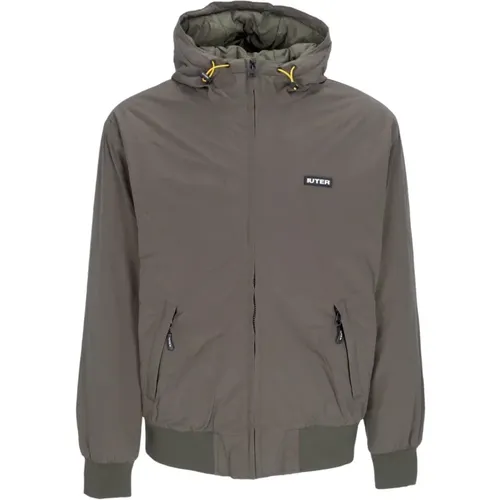 Gepolsterte Shield Jacke mit Kapuze , Herren, Größe: XL - IUTER - Modalova