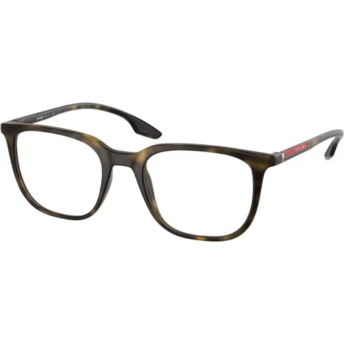 Stylish Eyewear Frames in Havana Color , unisex, Sizes: 48 MM - Prada - Modalova