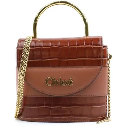 Pre-owned Leather handbags , female, Sizes: ONE SIZE - Chloé Pre-owned - Modalova