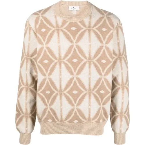 C-Neck Pullover Sweater , male, Sizes: L - ETRO - Modalova