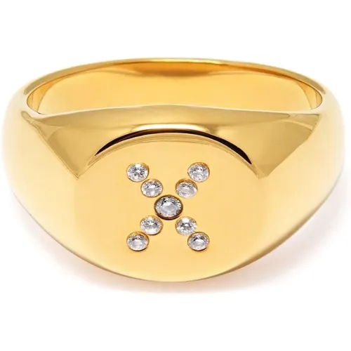 Men's Limited Edition X Ring , Herren, Größe: 64 MM - Nialaya - Modalova