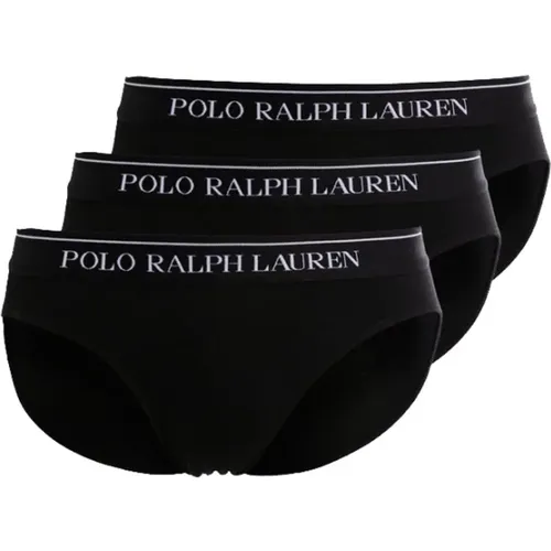 Schwarze Herren Briefs Set Logo Elastisch , Herren, Größe: S - Ralph Lauren - Modalova