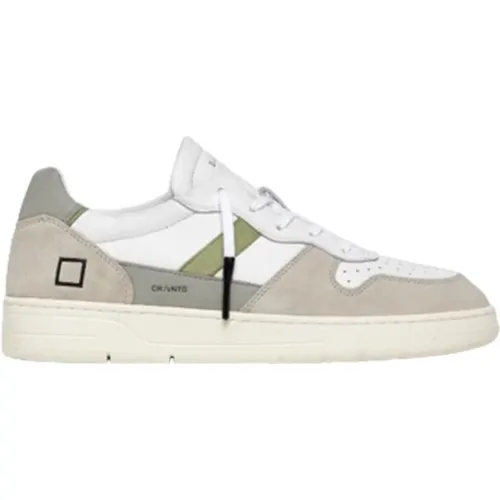 Vintage Court 2.0 White-Sage Sneakers , male, Sizes: 9 UK, 11 UK, 8 UK, 6 UK, 10 UK - D.a.t.e. - Modalova