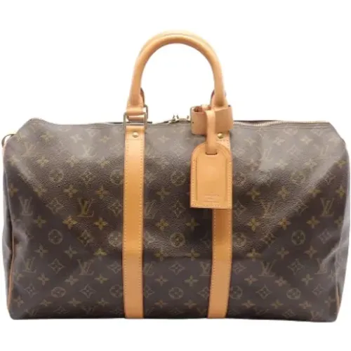 Pre-owned Canvas travel-bags , female, Sizes: ONE SIZE - Louis Vuitton Vintage - Modalova