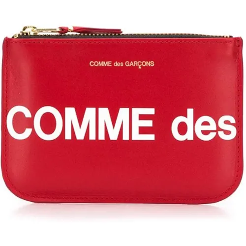 Rote Sa8100Hl Geldbörse mit Reißverschluss , Damen, Größe: ONE Size - Comme des Garçons - Modalova