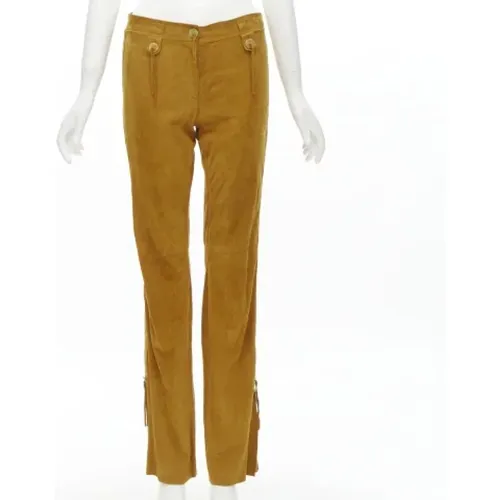 Pre-owned Suede bottoms , female, Sizes: XS - Dolce & Gabbana Pre-owned - Modalova