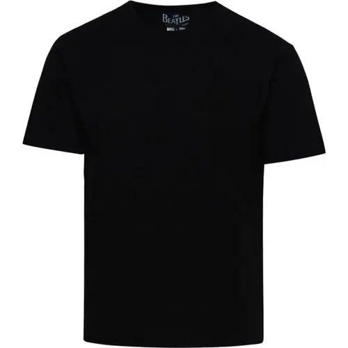 T-shirt in cotone nera , male, Sizes: XL - Comme des Garçons Play - Modalova