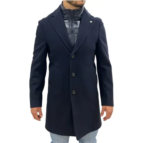 Stylish Coat for Men , male, Sizes: XL, S, 2XL - Manuel Ritz - Modalova