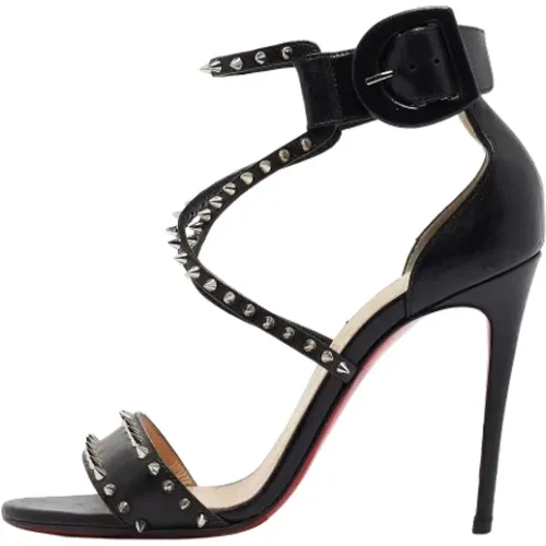 Pre-owned Leather sandals , female, Sizes: 2 UK - Christian Louboutin Pre-owned - Modalova