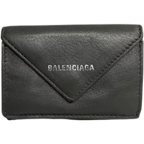 Pre-owned Leather wallets , female, Sizes: ONE SIZE - Balenciaga Vintage - Modalova