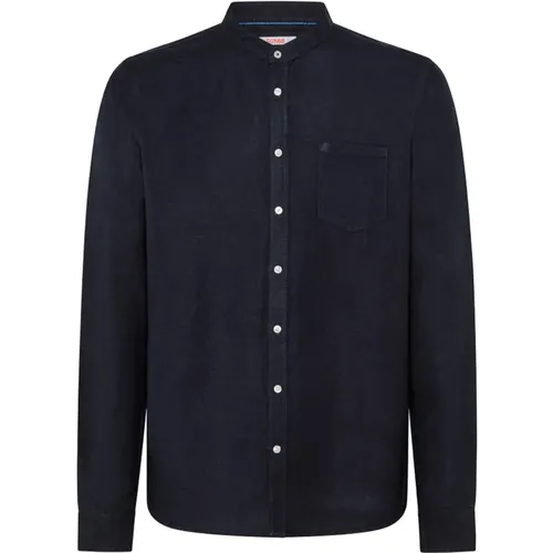 Casual Korean Collar Shirt for Men , male, Sizes: 2XL - Sun68 - Modalova