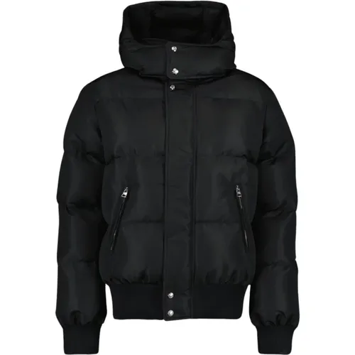 Oversized Puffer Jacket with Removable Hood , male, Sizes: M, L - alexander mcqueen - Modalova
