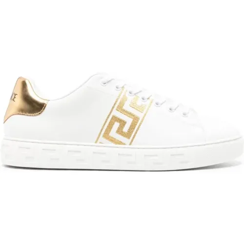 Sneakers with Greca Motif , male, Sizes: 6 UK, 7 UK, 10 UK, 11 UK - Versace - Modalova