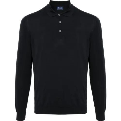 Polo Sweater , male, Sizes: L, M - Drumohr - Modalova