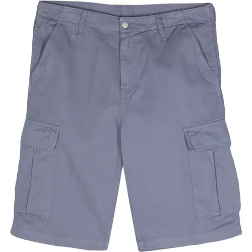 Blaue Cargo Shorts , Herren, Größe: W29 - Carhartt WIP - Modalova
