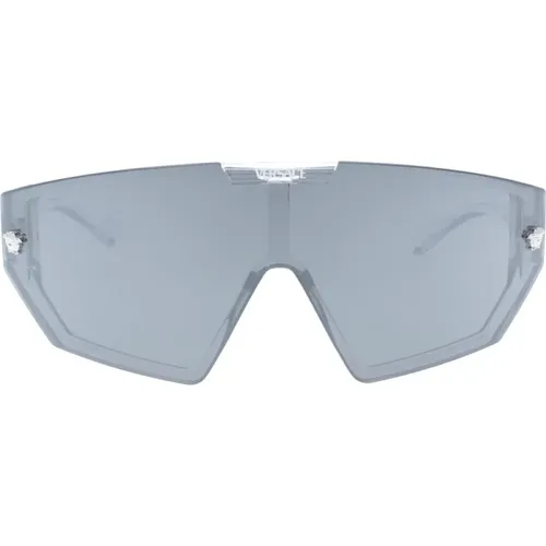 Ikonoische Sonnenbrille mit einheitlichen Gläsern , unisex, Größe: 47 MM - Versace - Modalova