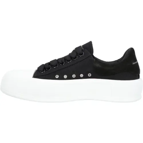 Canvas sneakers , female, Sizes: 5 UK - alexander mcqueen - Modalova