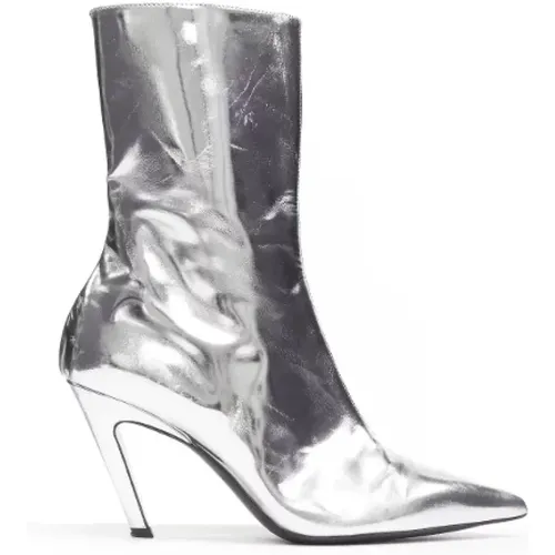 Pre-owned Leather boots , female, Sizes: 5 UK - Balenciaga Vintage - Modalova