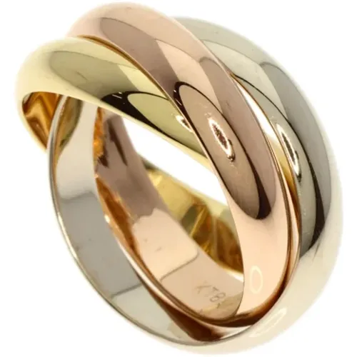 Pre-owned Yellow Gold rings , female, Sizes: ONE SIZE - Cartier Vintage - Modalova